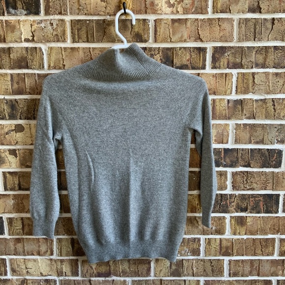 J. Crew Heather Gray Turtleneck Sweater - Picture 1 of 7